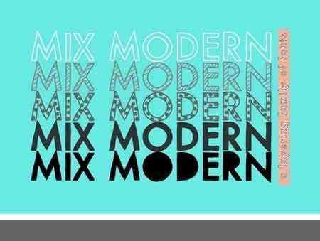Freepsdvn.com 1804163 Font Mix Modern Layering Font Family 2091155 Cover