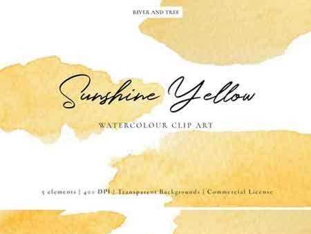 FreePsdVn.com 1804244 STOCK sunshine yellow clip art 2232576 cover