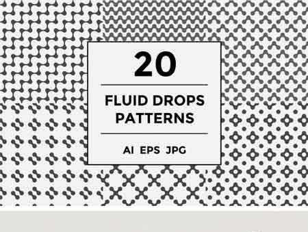 1805053 Fluid Dots Seamless Patterns Set 2164432