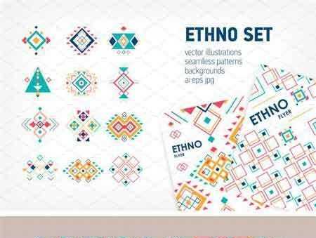 FreePsdVn.com 1805071 VECTOR geometric elements in ethnic style 2169943 cover