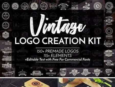 FreePsdVn.com 1805154 VECTOR vintage logo creation kit 2023446 cover