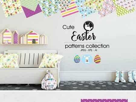 FreePsdVn.com 1805166 VECTOR easter pattern collection 2024402 cover