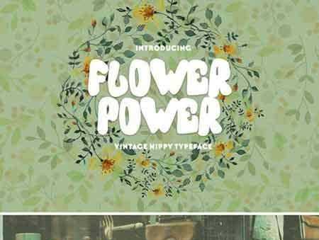 FreePsdVn.com 1805168 FONT flower power 2228284 cover