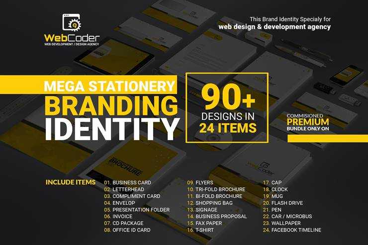 FreePsdVn.com 1805181 TEMPLATE branding identity for web agency 2148638 cover