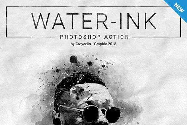 FreePsdVn.com 1805204 PHOTOSHOP water ink photoshop action 21681310 cover