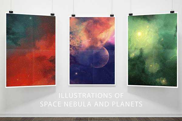 FreePsdVn.com 1805233 STOCK colorful space nebula and planets 2256388 cover
