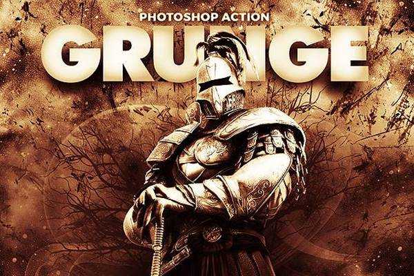 grunge action photoshop free download