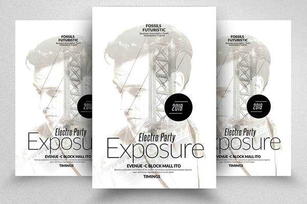 Freepsdvn.com 1806118 Template Double Exposure Electro Flyers 2428935 Cover