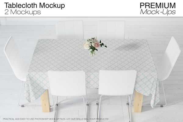 Download 1806186 Tablecloth Mockup Set 2423568 - FreePSDvn