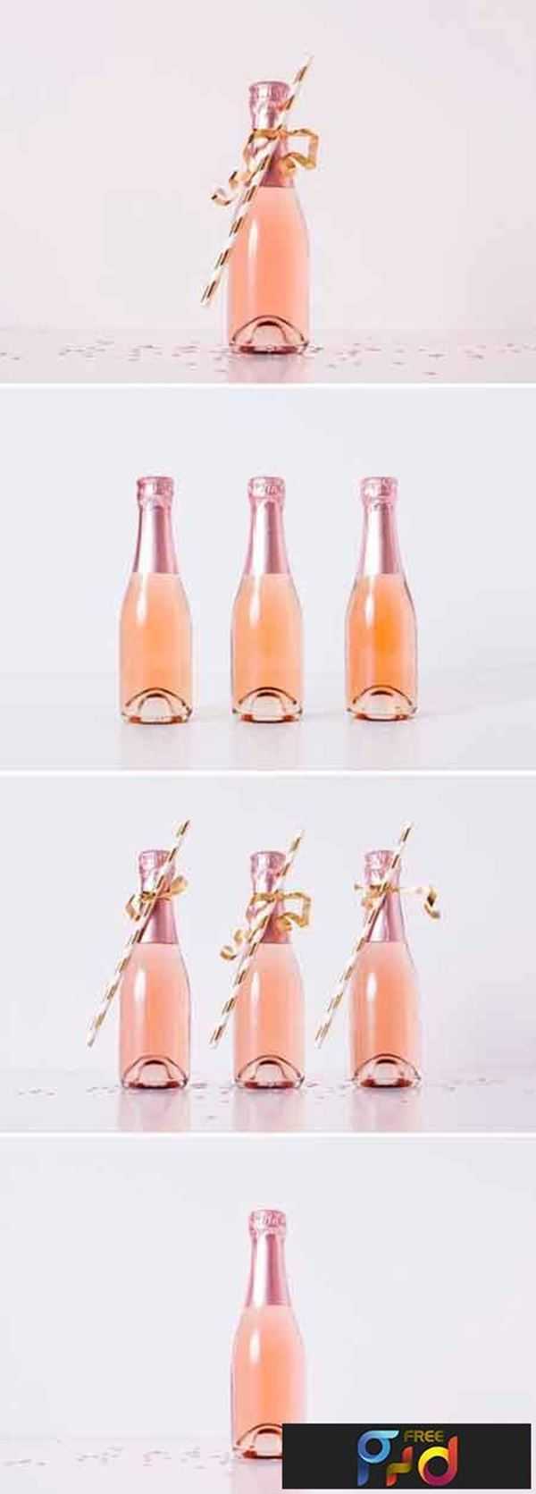 FreePsdVn.com 1806223 MOCKUP mini champagne bottle mock up bundle 2425275