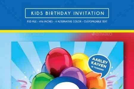 FreePsdVn.com 1807044 TEMPLATE kids birthday invitation 15317997 cover