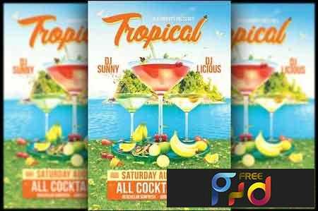 FreePsdVn.com 1807087 TEMPLATE tropical cocktail flyer 2555924