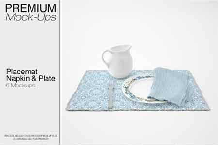 1807103 Placemat, Napkin & Plate Set 3460053