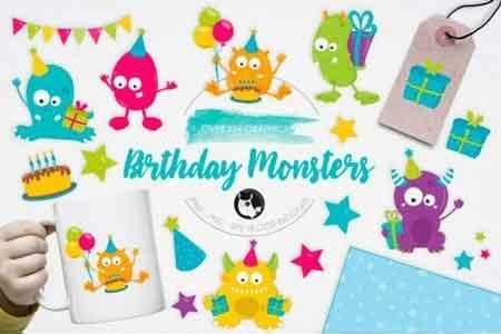 1807148 Birthday Monsters 379587