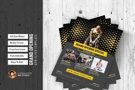 FreePsdVn.com 1807191 VECTOR grand opening gym flyer template 2634039 cover