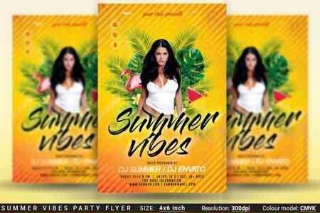 FreePsdVn.com 1807218 TEMPLATE summer vibes party flyer 3462780 cover