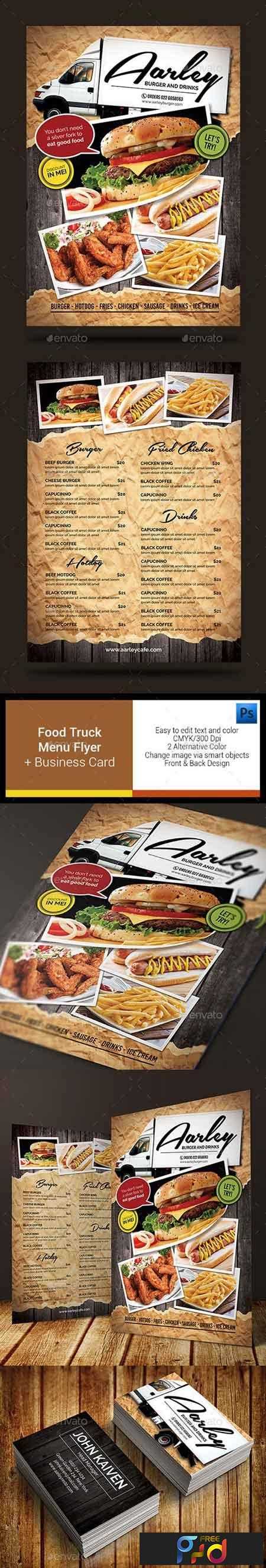 FreePsdVn.com 1807237 TEMPLATE food truck menu flyer business card 12820254