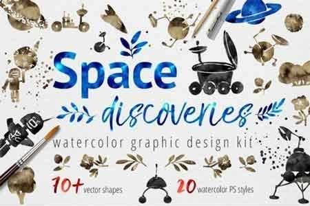FreePsdVn.com 1807257 VECTOR space discoveries collection 83937 cover