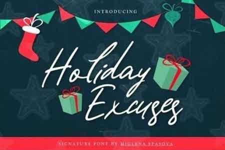 1807269 Holiday Excuses Vector Pack 2080205