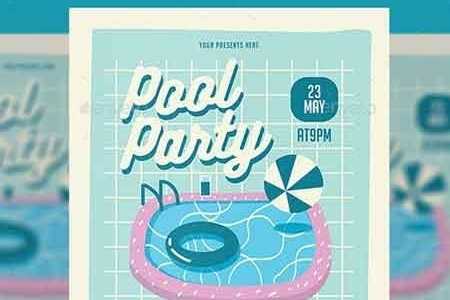 FreePsdVn.com 1808003 TEMPLATE pool party flyer 22011745 cover