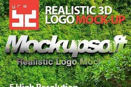 FreePsdVn.com 1808017 MOCKUP high quality 3d metallic logo mockups 22026606 cover