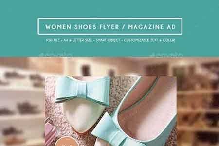 FreePsdVn.com 1808025 TEMPLATE women shoes flyer magazine ad 14061113 cover
