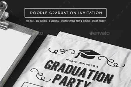 FreePsdVn.com 1808027 TEMPLATE doodle graduation invitation 16015440 cover