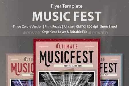 FreePsdVn.com 1808071 TEMPLATE musicfest flyer template 13418394 cover