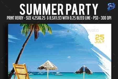FreePsdVn.com 1808074 TEMPLATE summer party flyer 22194067 cover