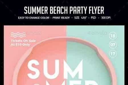 FreePsdVn.com 1808160 TEMPLATE summer beach party flyer 22218525 cover