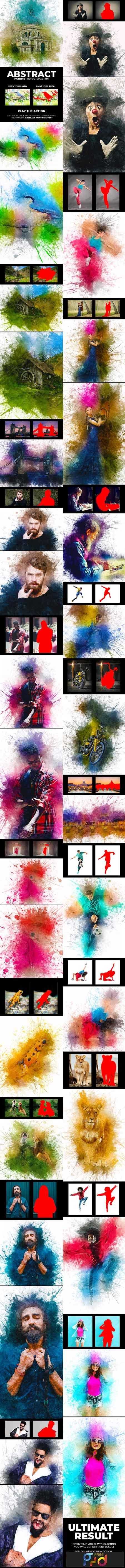 Abstract Painting Photoshop Action