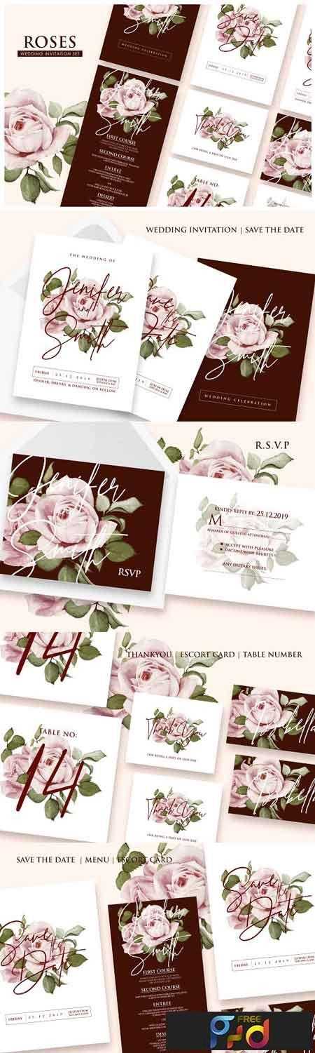 FreePsdVn.com 1808243 TEMPLATE roses wedding invitation ac23 2752475