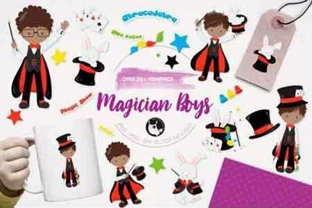 FreePsdVn.com 1808267 VECTOR magician boys 379369 cover