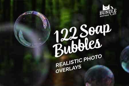 FreePsdVn.com 1808274 PHOTOSHOP 122 soap bubbles photo overlays 22175413 cover
