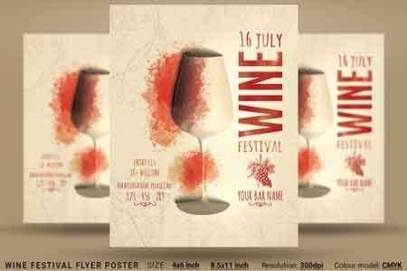 FreePsdVn.com 1809049 TEMPLATE wine festival flyer poster 3471428 cover