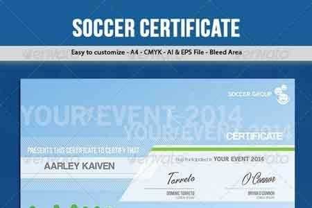 1809098 Soccer Football Certificate 6467600