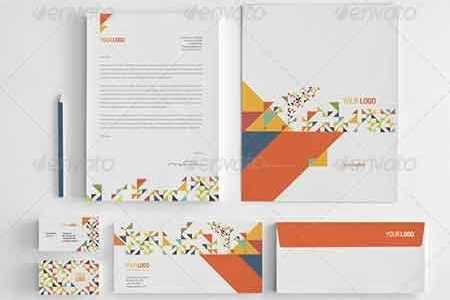 FreePsdVn.com 1809264 VECTOR colorful triangles stationery pack 7550531 cover