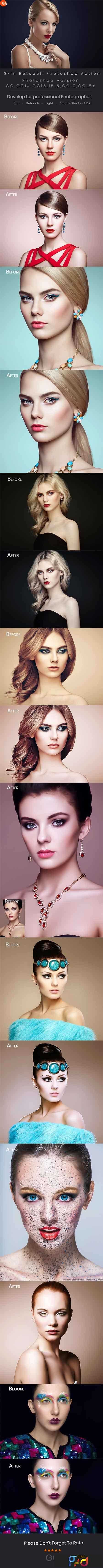 10 Skin Retouch Photoshop Action