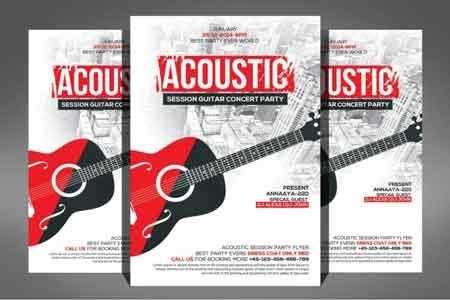 FreePsdVn.com 1810013 TEMPLATE acoustic session flyer 3466616 cover