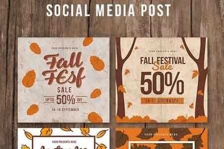 FreePsdVn.com 1810090 INSTAGRAM fall festival sale instagram post 20561136 cover