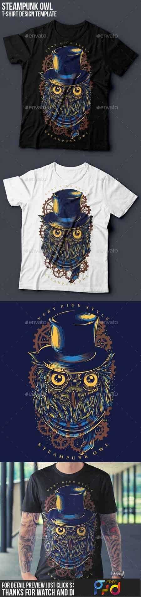 FreePsdVn.com 1810123 VECTOR steampunk owl t shirt design 16048272