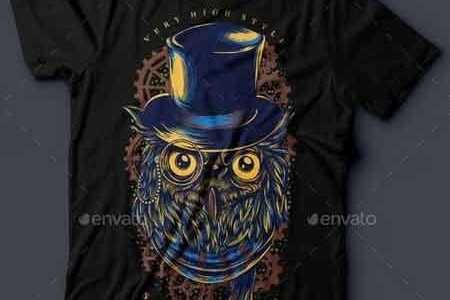 FreePsdVn.com 1810123 VECTOR steampunk owl t shirt design 16048272 cover