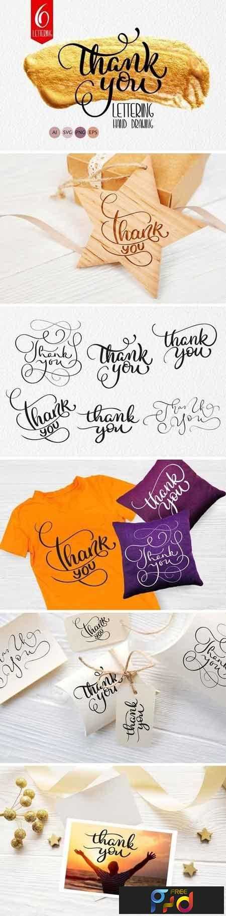 FreePsdVn.com 1810125 VECTOR thank you calligraphy lettering set 2121610