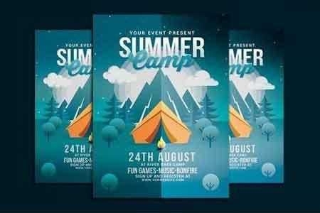 FreePsdVn.com 1810171 TEMPLATE summer camp flyer 2848673 cover