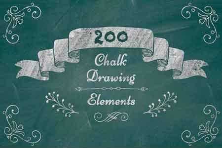 FreePsdVn.com 1810233 STOCK 200 chalk drawing elements 946709 cover