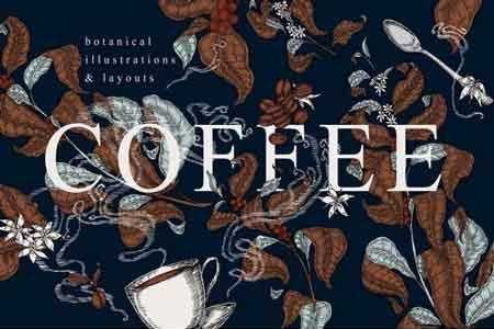 FreePsdVn.com 1810287 VECTOR coffee botanical collection 2774987 cover