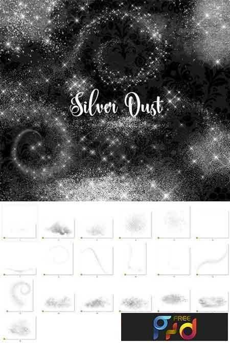 FreePsdVn.com 1811006 STOCK silver dust overlays 2122417
