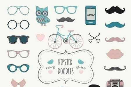 1811020 Hipster Vintage Doodle Icons 72288