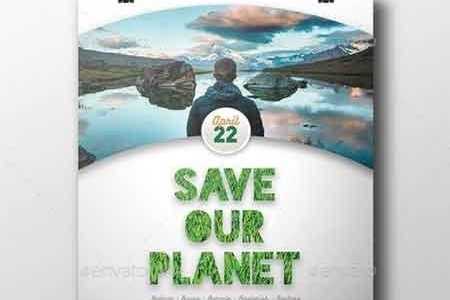 FreePsdVn.com 1811116 TEMPLATE earth day flyer poster template 15801118 cover
