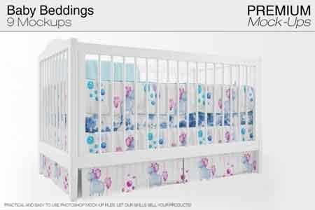 FreePsdVn.com 1811118 MOCKUP baby bedding mockups 3481809 cover